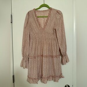 Floral Long Sleeve Dress